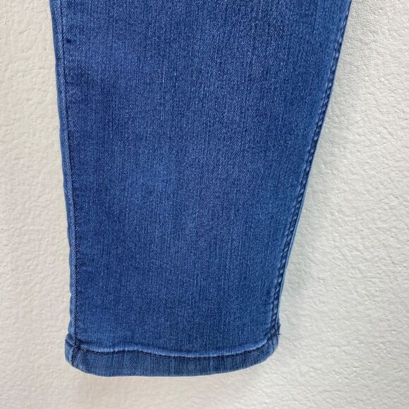 Womans Democracy Jeans 14 AB Tecnology Waist 36" Inseam 27.5" No Roll Waist - Picture 6 of 16